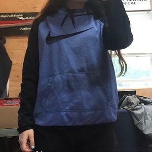 Blue Nike Cowlneck Sweatshirt